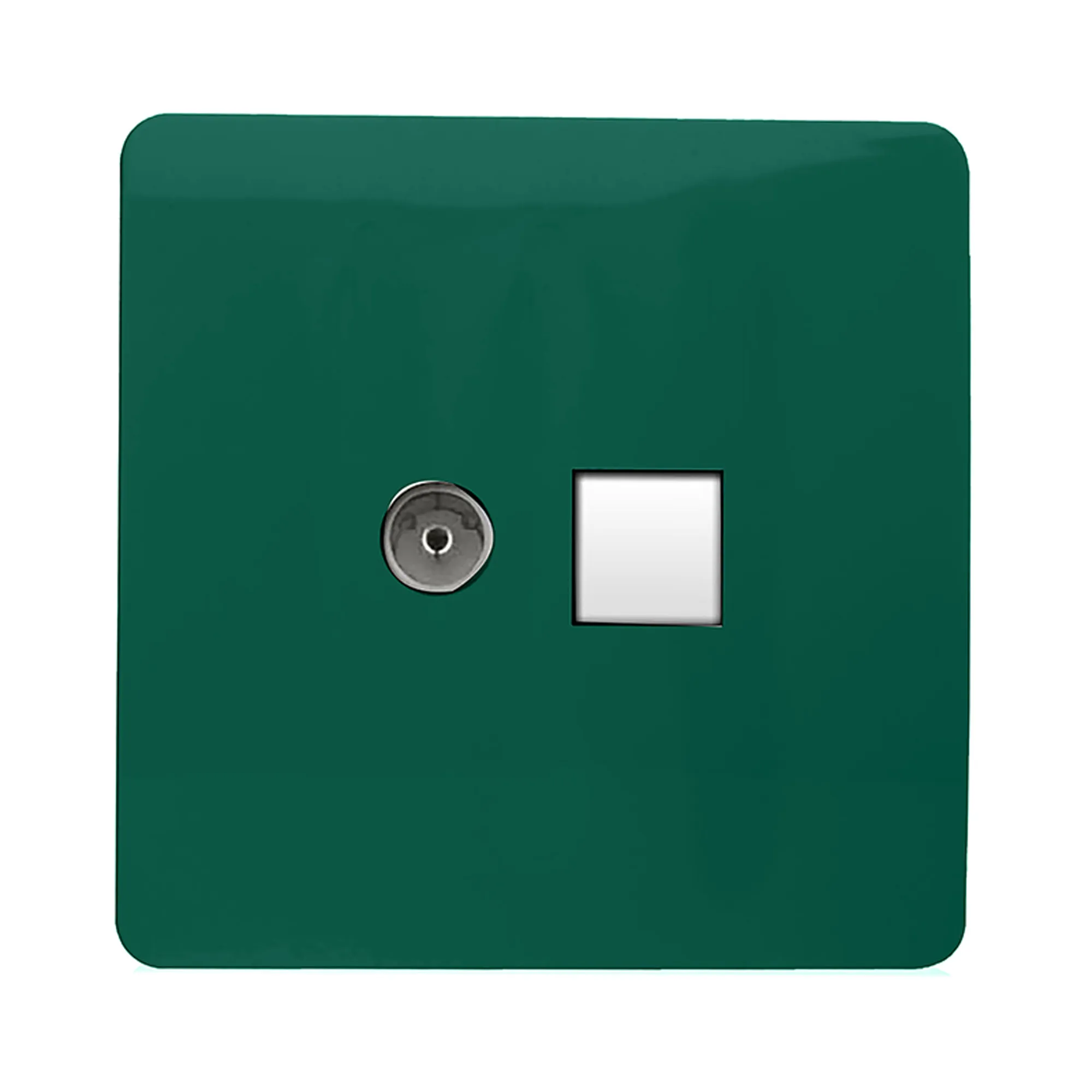 ART-TLP+TVDG  TV Co-Axial & Telephone Dark Green